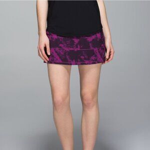 Lululemon Pace Rival Skirt Regular) Breezie Regal Plum Black